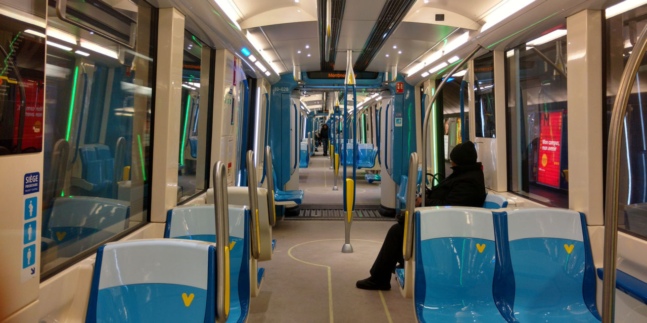 The STM temporarily withdraws all AZUR trains from the Montreal subway system
